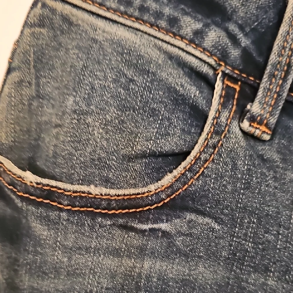Maurices Dark Wash Distressed Skinny Jeans - Picture 9 of 12